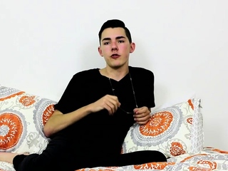 Stroking With Student Boy Connor