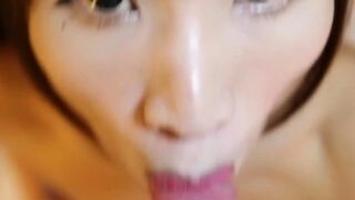 Romantic exotic brunette tgirl sucking and riding in style