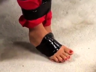 Exotic brunette hardcore foot fetish fuck