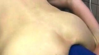 Solo Anal Monster Dildo Fisting