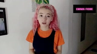 le acabo a la niñera en la boca y se lo traga POV