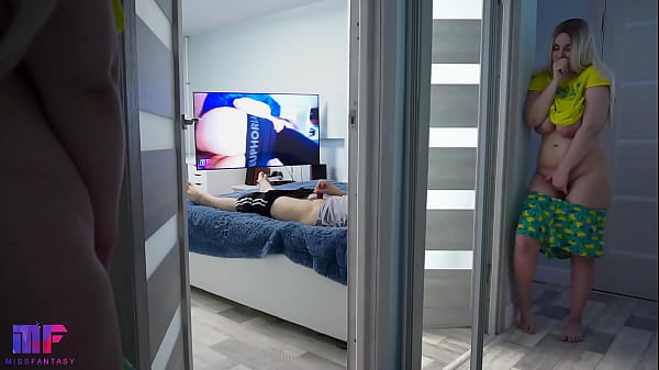 Stepdaughter spying on stepdad part 2