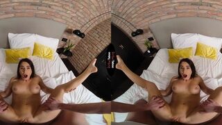 Busty exotic amateur teen plowed hard doggystyle