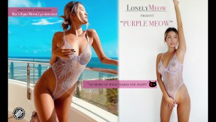 LonelyMeow Mia in PURPLE MEOW – long teaser preview