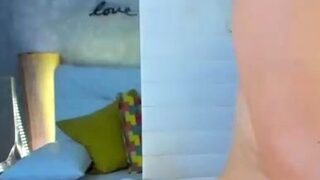Chubby Brunette Big Boobs Dildo Masturbation