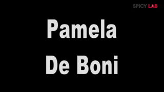 Gorgeous BBW gets double penetration and cum on big natural boobs