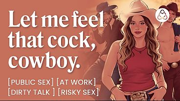 ASMR Audio Porn: Cowboy Fucks You in the Barn and Gets Caught – Public Sex, Risky Sex & Dirty Talk – Erotic Audio Roleplay for Women